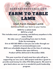 Load image into Gallery viewer, Sorenson Sheep Co. Lamb & Meat