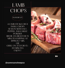 Load image into Gallery viewer, Sorenson Sheep Co. Lamb & Meat